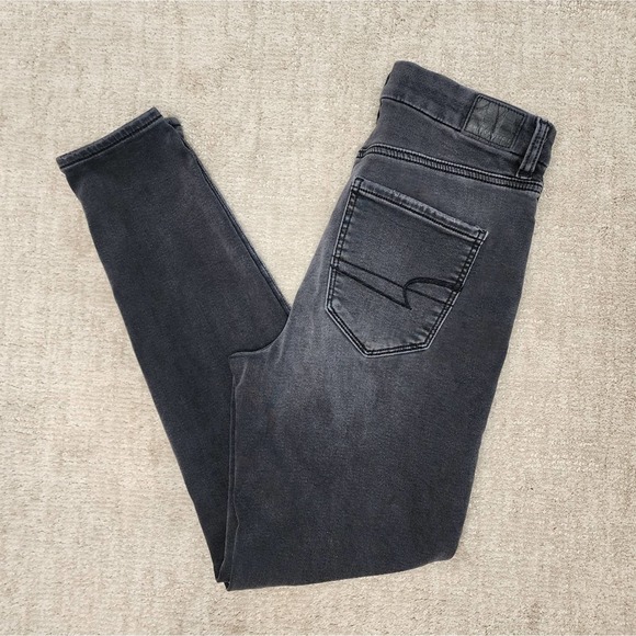 American Eagle Outfitters Denim - American Eagle Black Curvy Super Hi Rise Jeggings